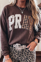 Load image into Gallery viewer, PRAY Embroidered Patch Sweatshirt
