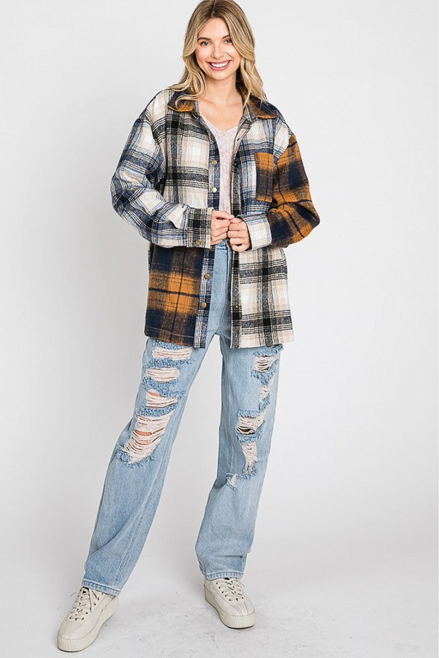 Multi-Color Shacket