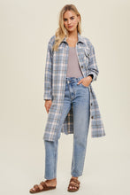 Load image into Gallery viewer, Long Plaid Shacket
