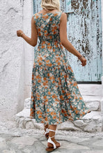 Load image into Gallery viewer, High Waist Floral Dress
