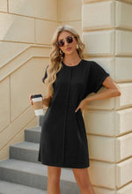 Load image into Gallery viewer, Short Sleeve T-Shirt Dress

