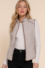 Load image into Gallery viewer, Suede Quilted Vest
