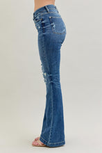 Load image into Gallery viewer, Judy Blue Distressed Flare Jean
