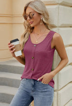 Load image into Gallery viewer, Button Front Tank Top
