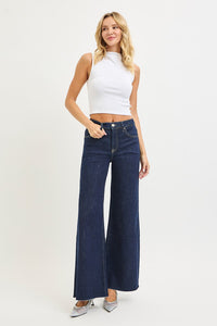 Risen Wide Leg Jeans