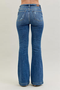 Judy Blue Distressed Flare Jean
