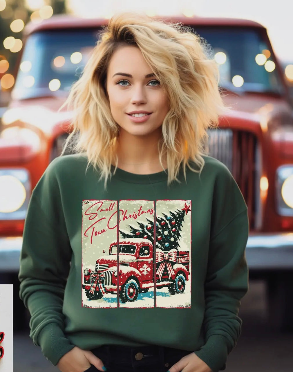Small Town Christmas Crewneck