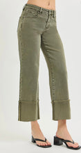Load image into Gallery viewer, Risen Burnt Olive Wide Leg Jeans
