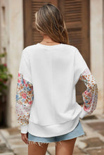 Load image into Gallery viewer, Floral Patchwork Top
