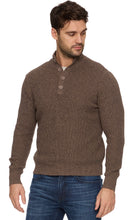 Load image into Gallery viewer, Flag &amp; Anthem 1/4 Button Sweater
