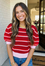 Load image into Gallery viewer, Color Block Half Sleeve Sweater
