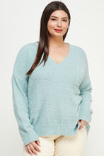 Load image into Gallery viewer, Cozy Cloud Sweater - Curvy
