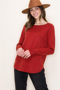 Basic Boat Neck Sweater