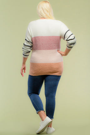 Blocked Color Sweater
