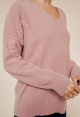 V-neck Boxy Sweater