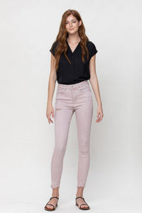 High Rise Crop Skinny