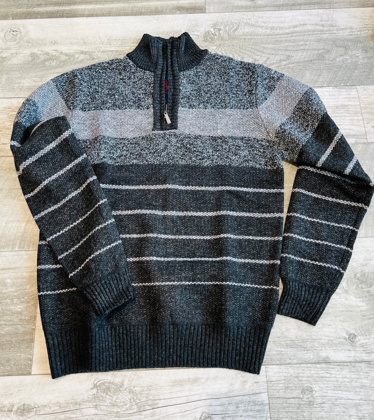 Alpine Charcoal 1/4 Zip Sweater