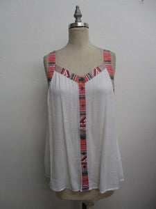 Aztec Detail Tank Top