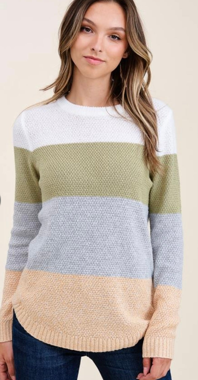 Waffle Textured Sweater