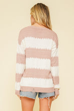 Load image into Gallery viewer, Distressed Stripe Sweater
