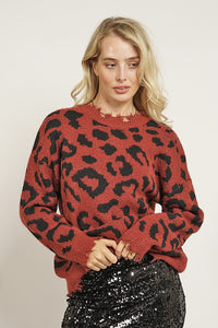 Animal Print Sweater