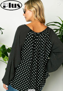 Polka Dot Blouse