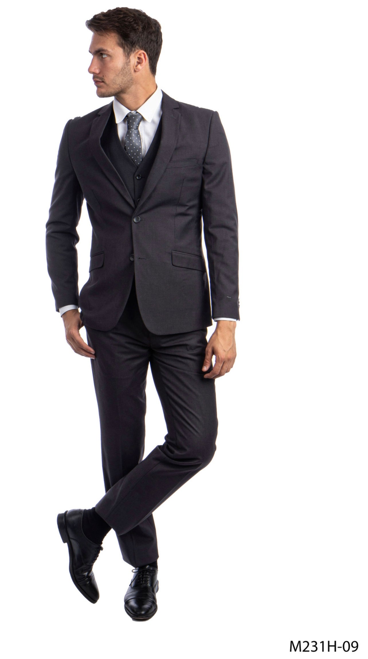 Azzuro Charcoal Suit