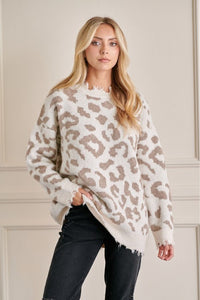 Animal Print Sweater