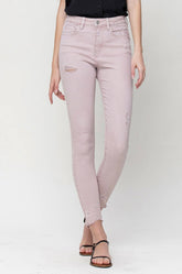 High Rise Crop Skinny