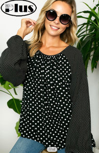 Polka Dot Blouse