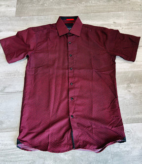 Silver Stone Short Sleeve Button-Up
