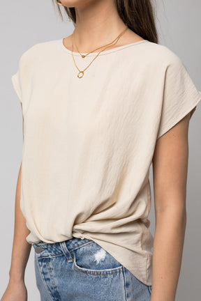 Front Knot Tee