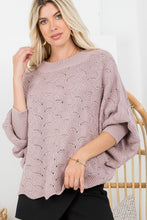 Load image into Gallery viewer, Boatneck Scalloped Sweater
