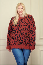 Load image into Gallery viewer, Animal Print Sweater
