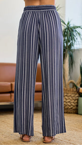 Striped Light Weight Pants