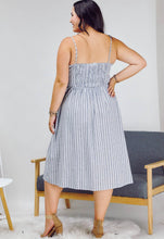 Load image into Gallery viewer, Striped Midi Dress
