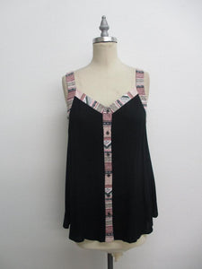 Aztec Detail Tank Top