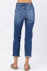 Judy Blue Cropped Straight Leg Plus