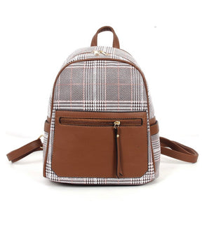 Plaid Backpack