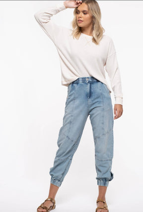 Waffle Knit Top
