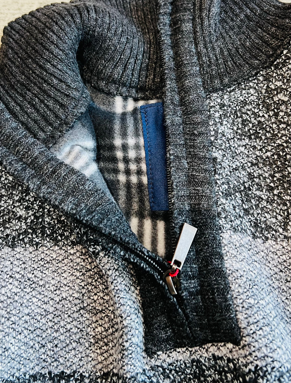 Alpine Charcoal 1/4 Zip Sweater