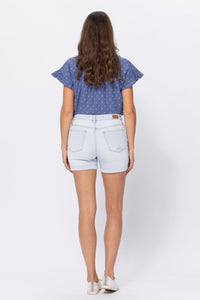 Judy Blue Printed Lining Short