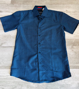 Silver Stone Short Sleeve Button-Up