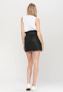 Paper-Bag Mini Skirt