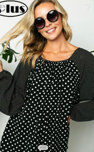 Polka Dot Blouse